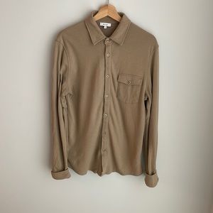 slim fit work shirt - reiss